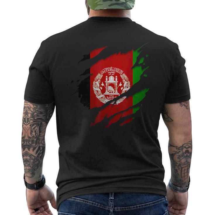 Afghanistan Afghan Afghanistan Flag T-Shirt mit Rückendruck