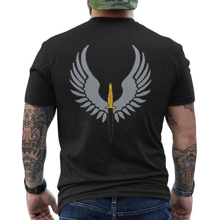 Air Force Special Operations Command Afsoc Winged Dagger Men's T-shirt Back Print
