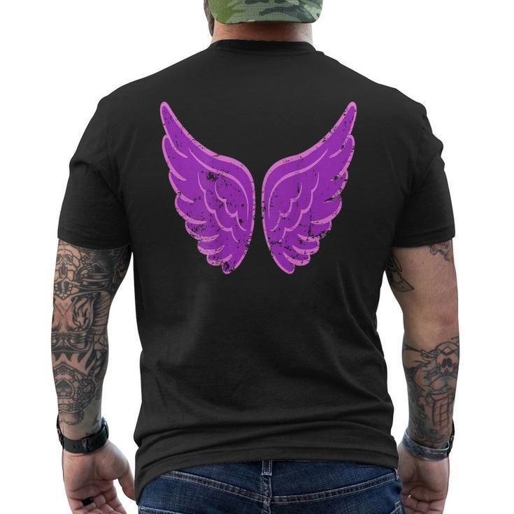Alas De Angel Con Alas En La Espalda Angel Camiseta Hombre Estampado Espalda