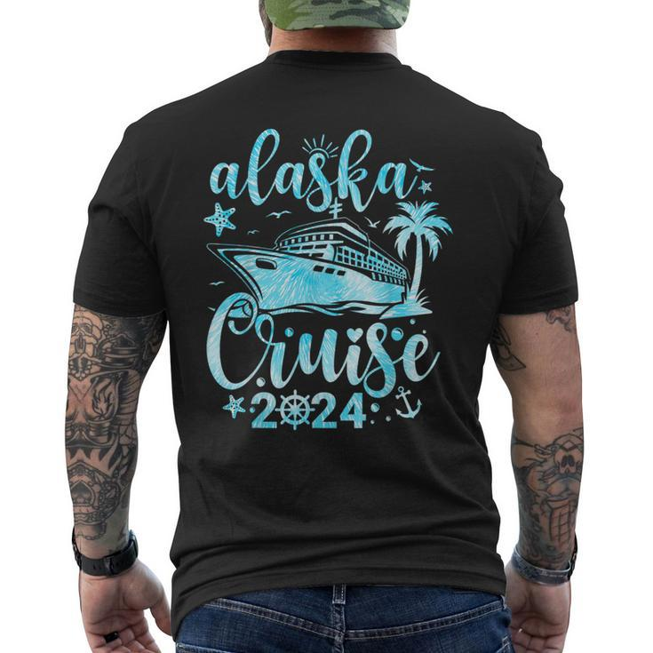 Alaska Cruise 2024 Family Summer Vacation Travel Matching Men's T-shirt Back Print