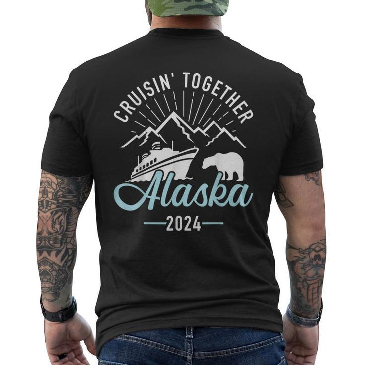 Alaska Cruise 2024 Matching Family And Friends Group Men's T-shirt Back Print