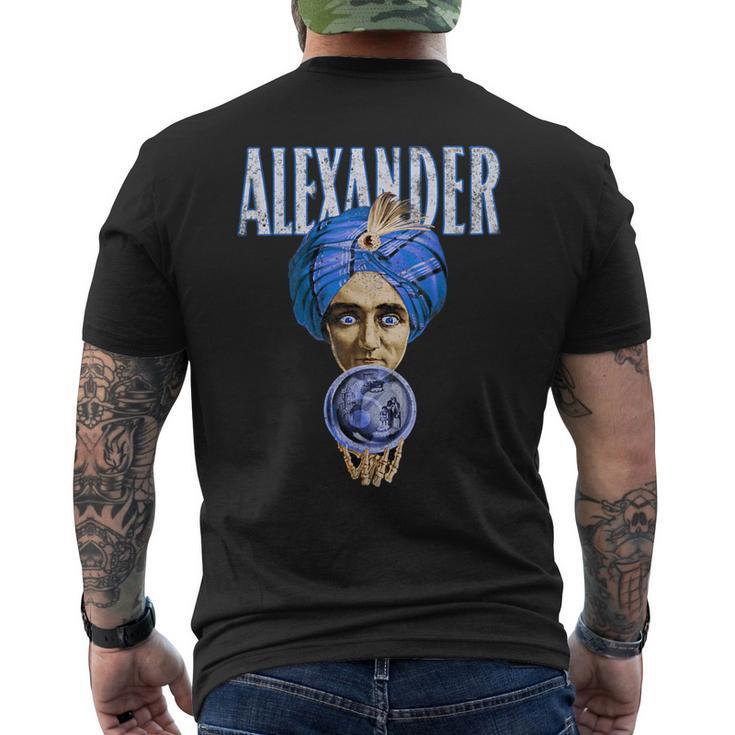 Alexander Vintage Magic Poster Mentalism Men's T-shirt Back Print