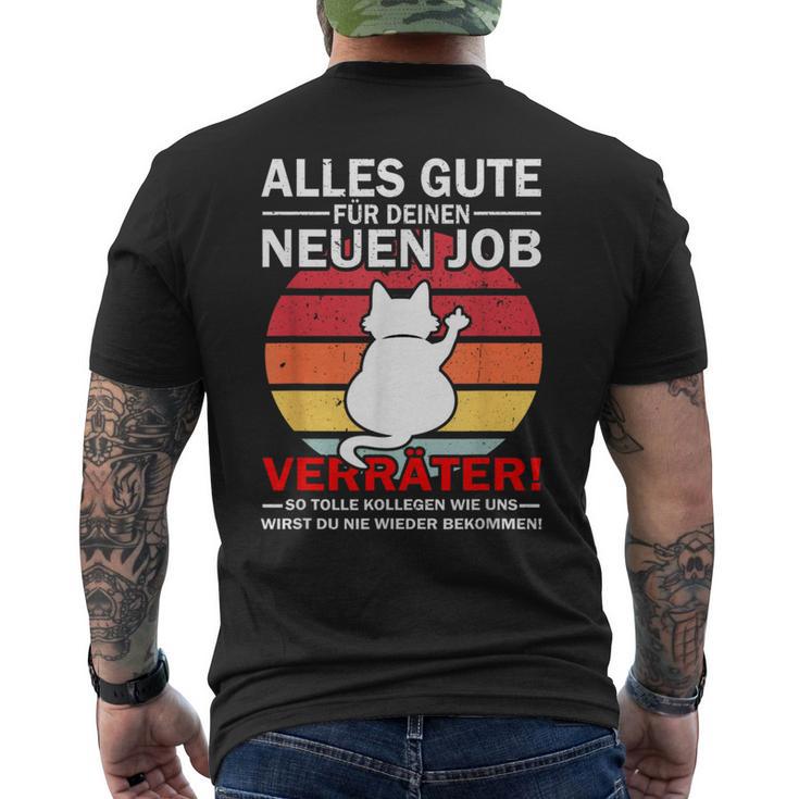 Alles Gute Für Dein Neue Job Zum Job Farewell S T-Shirt mit Rückendruck