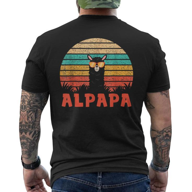 Alpapa Alpaka Lama Fan Liebhaber Dad Frischgebackenerater T-Shirt mit Rückendruck