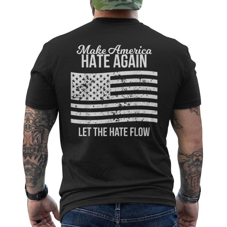 Make America Hate Again American Usa Pride FightMen's T-shirt Back Print