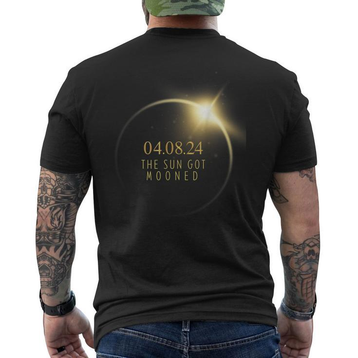 America Totality Solar Eclipse 2024 40824 Accessories Men's T-shirt Back Print