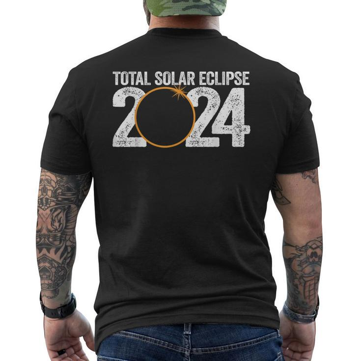 America Totality Spring 40824 Total Solar Eclipse 2024 Usa Men's T-shirt Back Print
