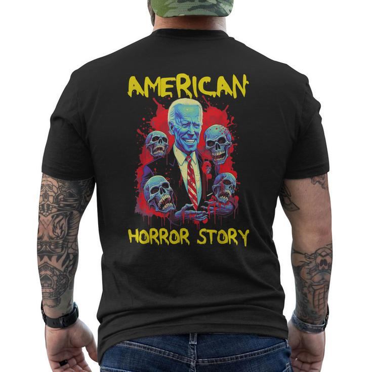 American Biden Zombie Horror Story Men's T-shirt Back Print