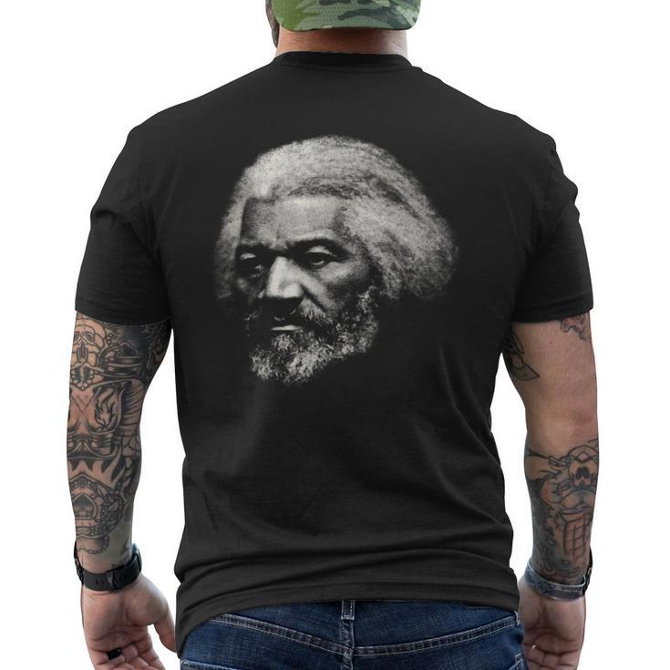 American Black History Frederick Douglass Teacher Men's T-shirt Back Print