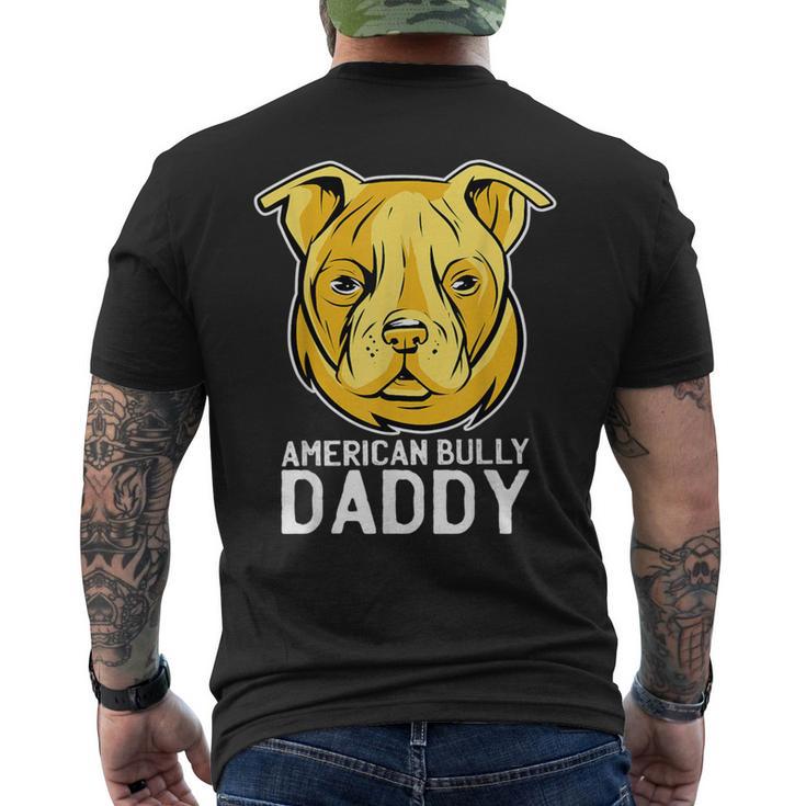 American Bully Daddy Best Dad Ever Father Day Men's T-shirt Back Print