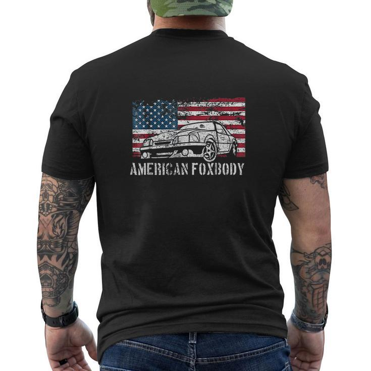 American Foxbody Muscle Car 50L Mens Back Print T-shirt