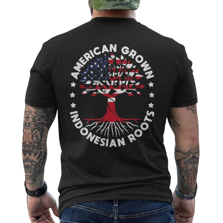 American Indonesian Pride Idea Indonesia Men's T-shirt Back Print