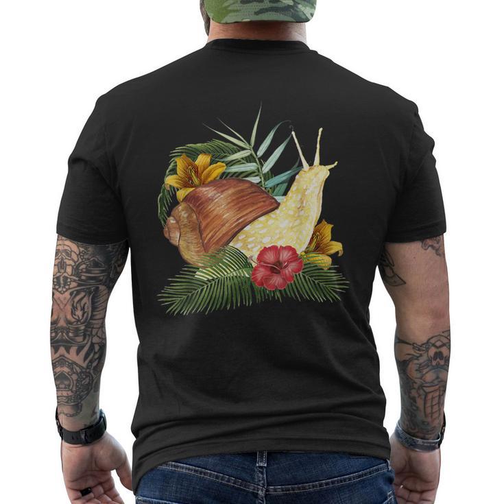 Animal Garden Snail T-Shirt mit Rückendruck