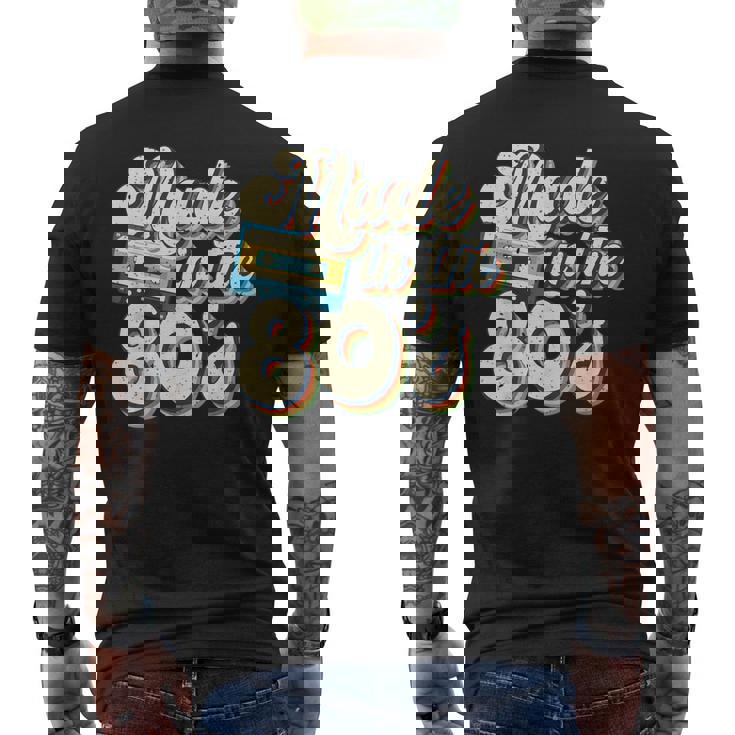 Años 80 Me Encantan Los 80 -Intage Retro Camiseta Hombre Estampado Espalda