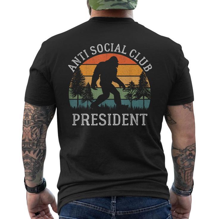 Anti Social Club President Antisocial Bigfoot Men's T-shirt Back Print