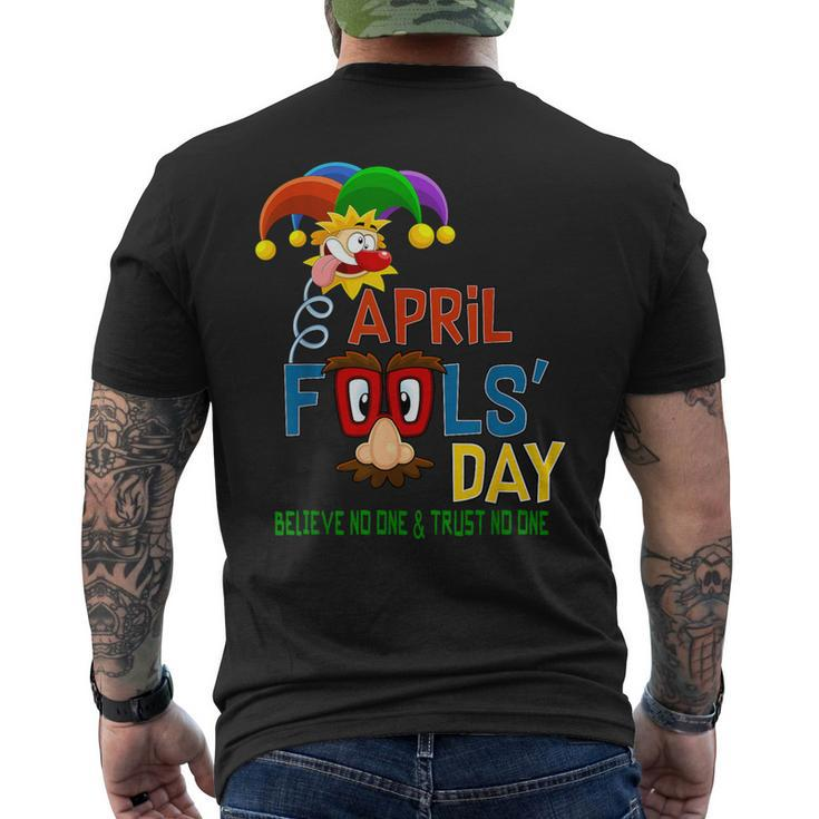 April Fool's Day Quote April 1St Men's T-shirt Back Print