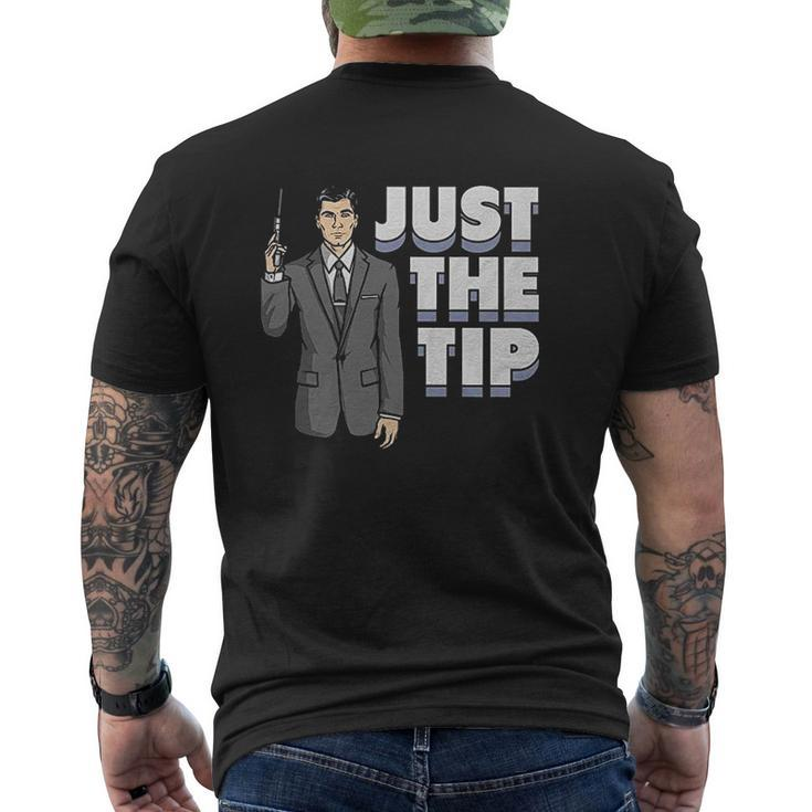 Archer Just The Tip Mens Back Print T-shirt