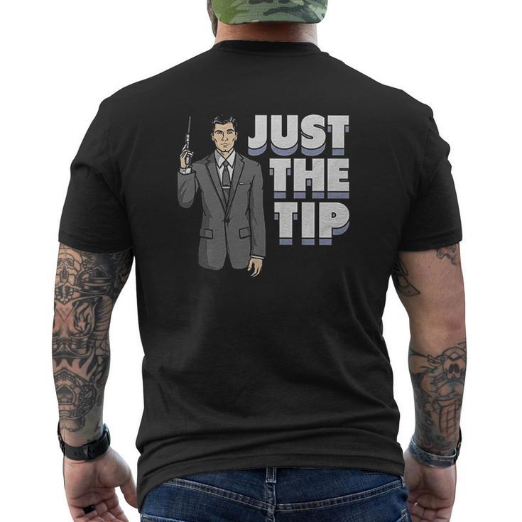 Archer Just The Tip V2 Mens Back Print T-shirt