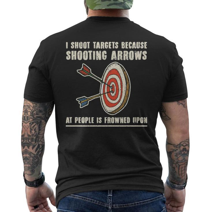 Archery Archer Bowman Bow Archer Men's T-shirt Back Print
