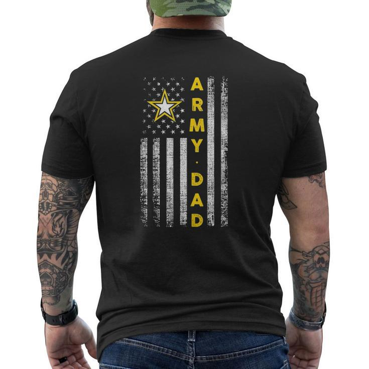 Army Dad Vintage Mens Back Print T-shirt