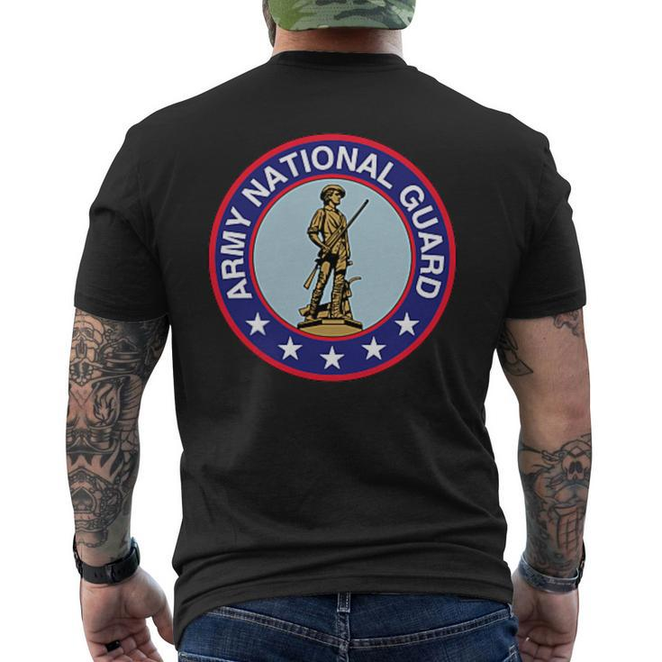 Army National Guard Military Veteran State Morale Men's T-shirt Back Print