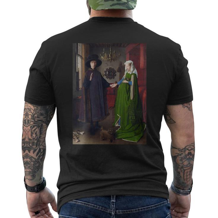 The Arnolfini Wedding By Jan Van Eyck Men's T-shirt Back Print