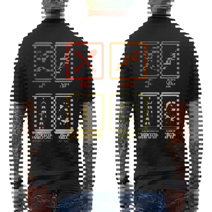 Arquitecto Horario Diario Técnico Arquitecto Camiseta Hombre Estampado Espalda