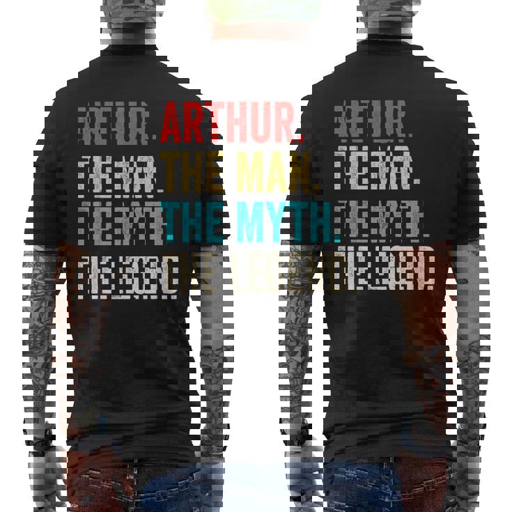 Arthur The Man The Myth The Legend For Arthur Men's T-shirt Back Print