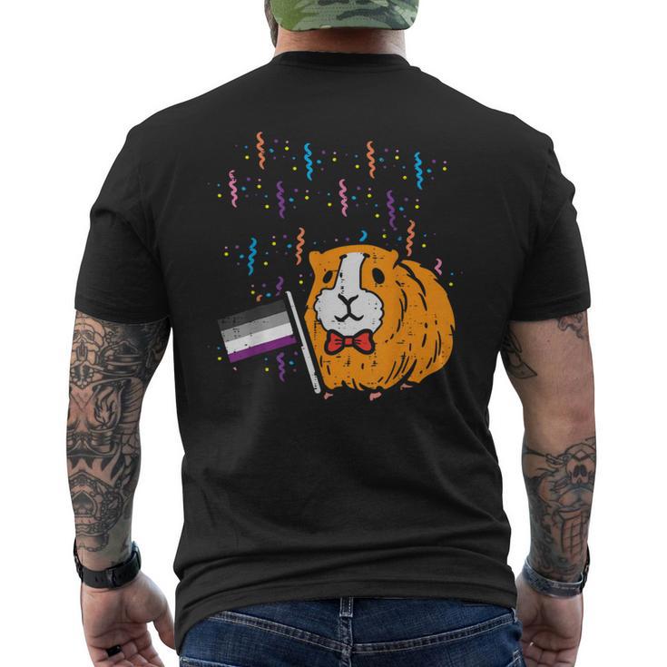 Asexual Flag Hamster Lgbt Pride Month Ace Pride Stuff Animal Men's T-shirt Back Print