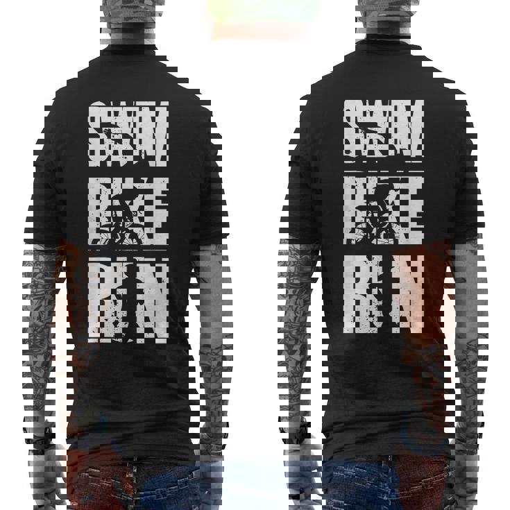 Athlète De Course De Vélo De Natation De Triathlon Pour T-shirt