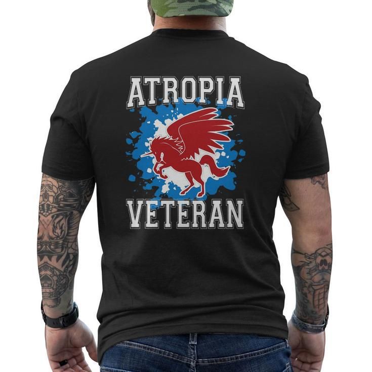 Atropia Veteran 4Th Of July Unicorn Dd 214 Ver2 Mens Back Print T-shirt
