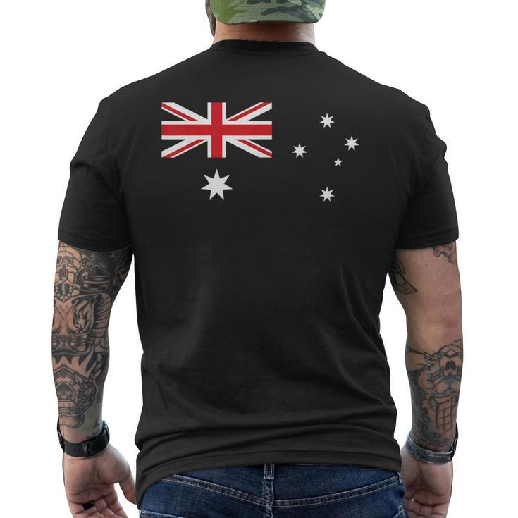 For Australian Australia Flag Day Men's T-shirt Back Print