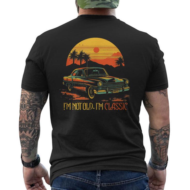 Autoliebhaber Geburtstag Autos Papa Opa T-Shirt mit Rückendruck