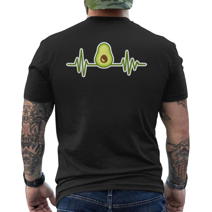 Avocado Heartbeat T-Shirt mit Rückendruck