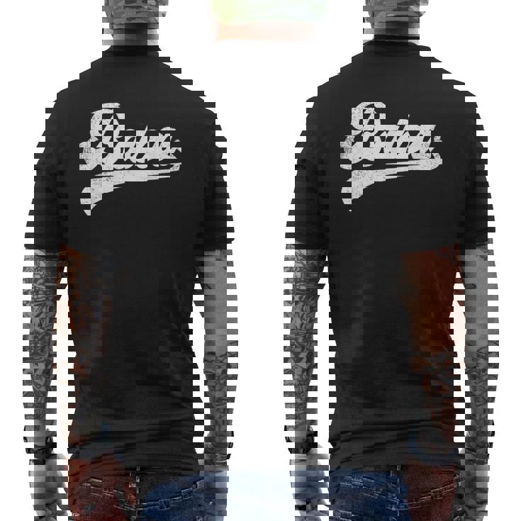 Baba Father's Day Baba Men's T-shirt Back Print