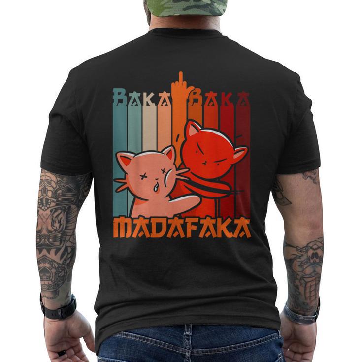 Baka Baka Madafaka Kawaii Manga & Anime Merch T-Shirt mit Rückendruck