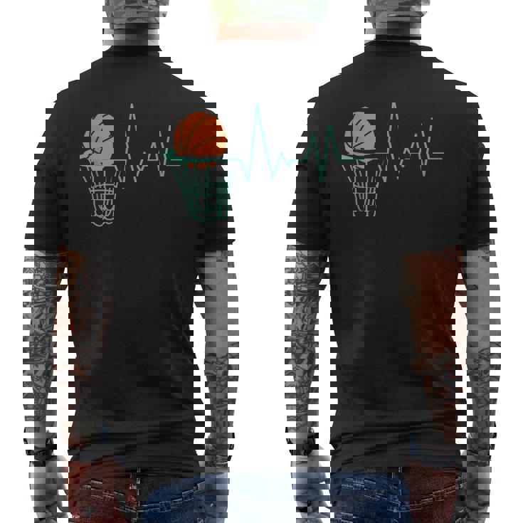 Baloncesto Latido Del Corazón I Jugador De Baloncesto I Camiseta Hombre Estampado Espalda