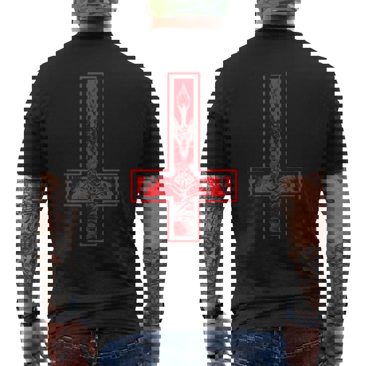 Baphomet Cruz Invertida Oculta Satanismo Hail Satanás Camiseta Hombre ...