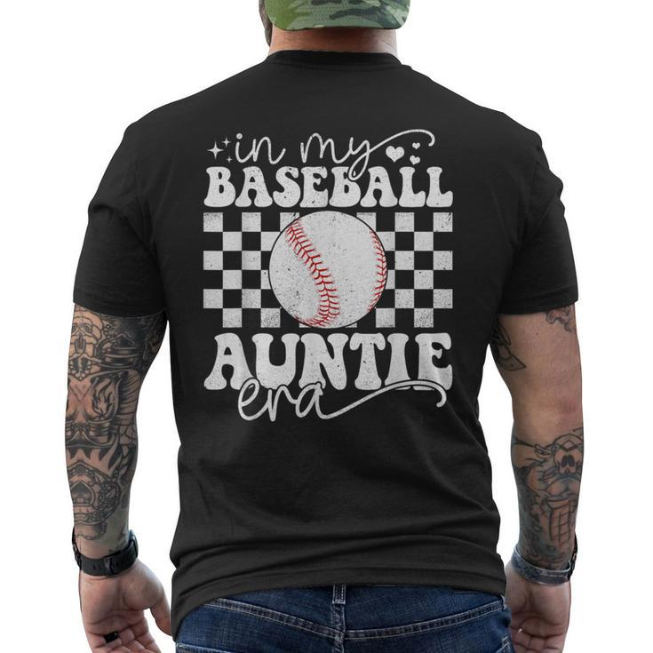 In My Baseball Auntie Era Baseball Auntie Mother's Day Men's T-shirt Back Print