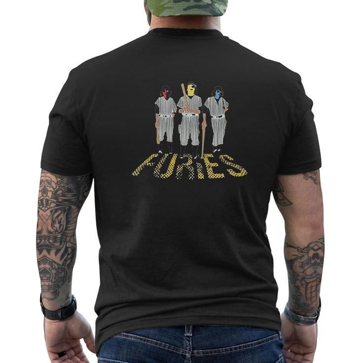 Baseball Furies Minimalist 70S Graphic Mens Back Print T-shirt