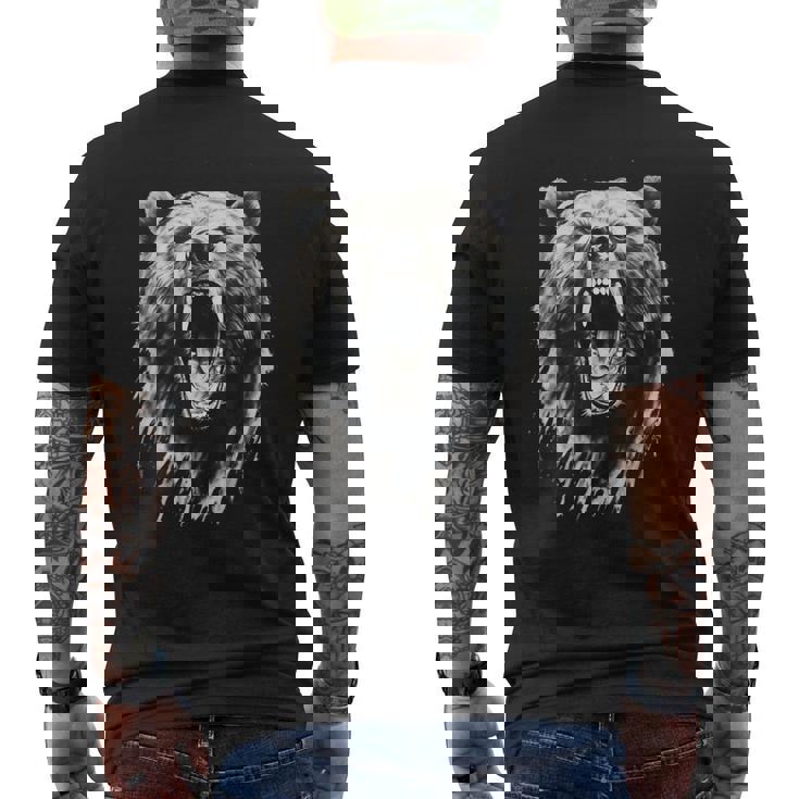 【JEEP】Camping Bear Graphic Half T-shirt Factory: Hiking Bear Graphic Tee For Men