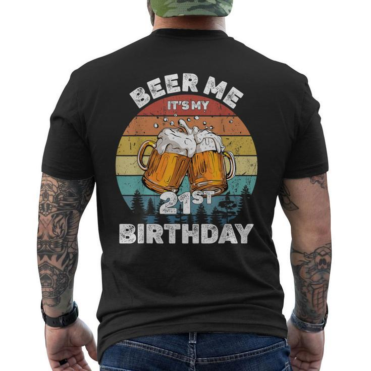 Beer Me It's My 21St Birthday Men's T-shirt Back Print
