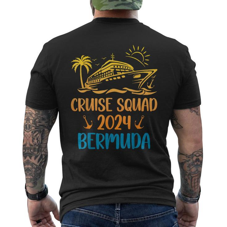 Bermuda Cruise Squad 2024 Family Holiday Matching Men's T-shirt Back Print