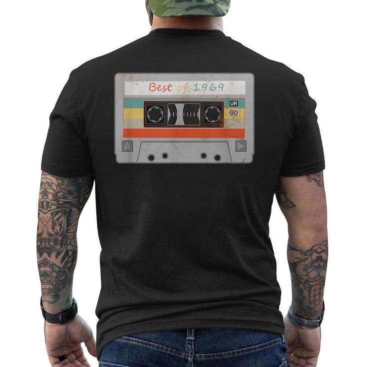 Best Of 1969 Retro Cassette Tape Vintage Men's T-shirt Back Print