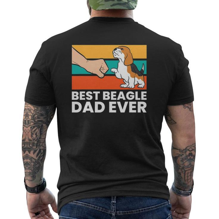 Best Beagle Dad Ever Beagle Dog Dad Mens Back Print T-shirt