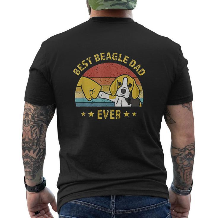 Best Beagle Dad Ever Mens Back Print T-shirt