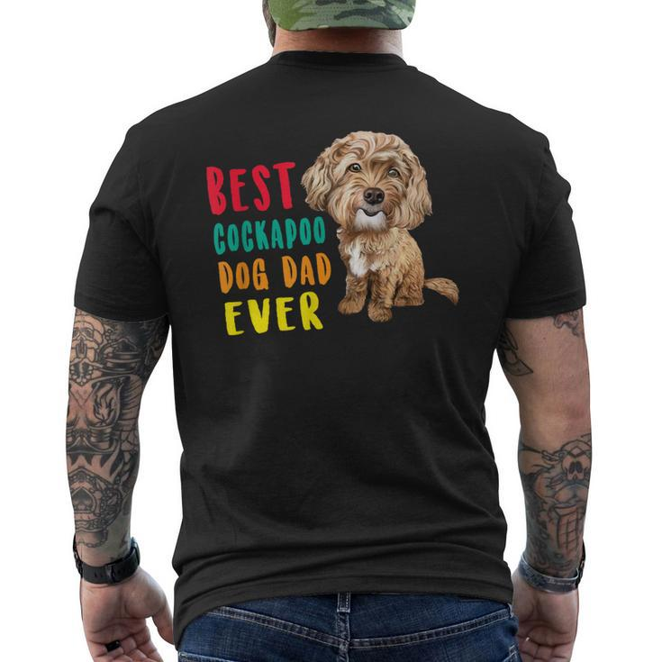 Best Cockapoo Dog Dad Ever Fathers Day Cute Men's T-shirt Back Print