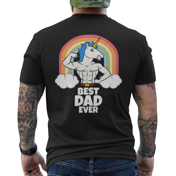Best Dad Ever Dad Father's Day Men's T-shirt Back Print