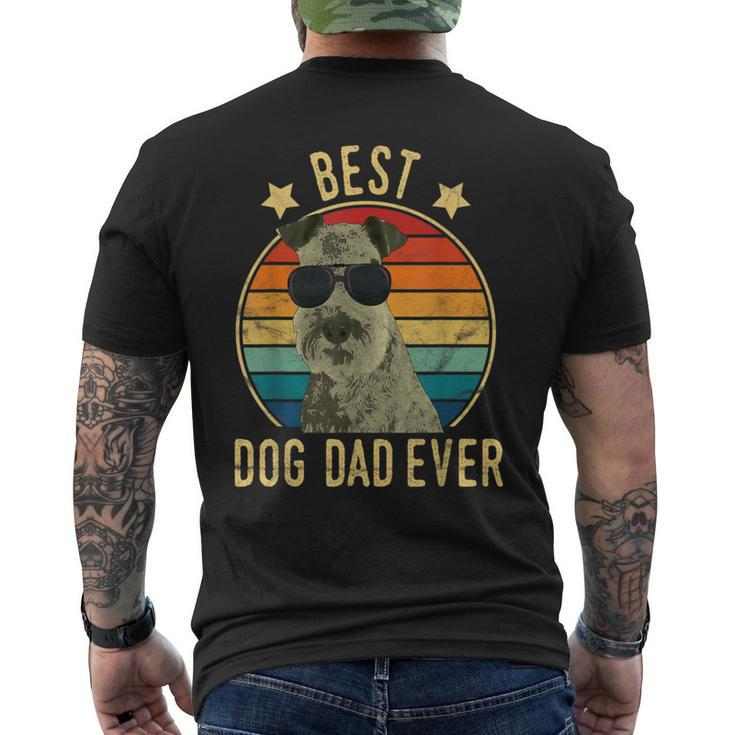 Best Dog Dad Ever Lakeland Terrier Father's Day Men's T-shirt Back Print