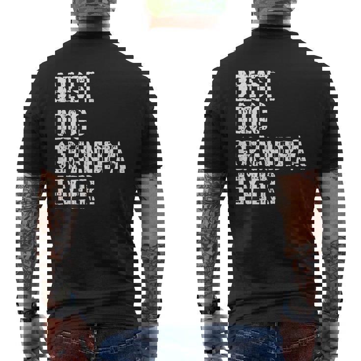 Best Dog Grandpa Ever Cool Camiseta Hombre Estampado Espalda